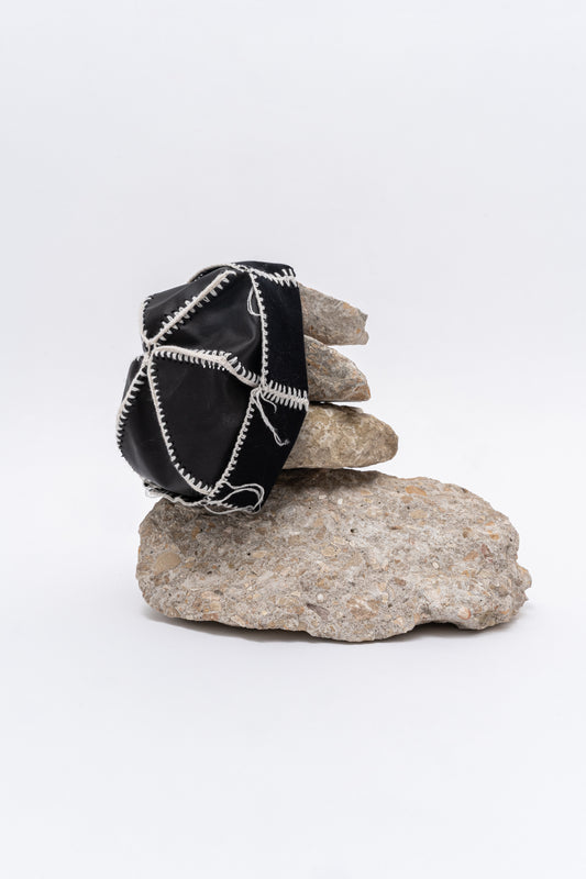 Black Leather Fisherman Hat